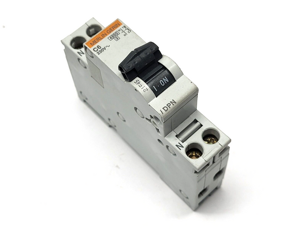 Schneider Electric C6 Circuit Breaker 230V MISSING DIN RAIL LATCH - Maverick Industrial Sales