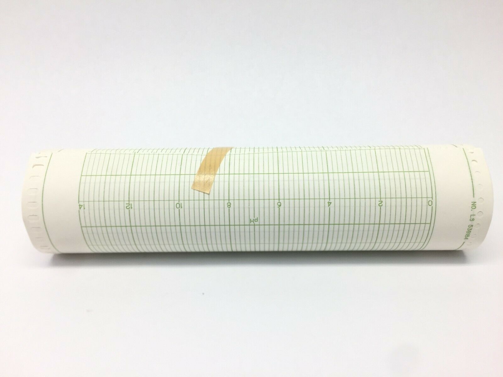 Graphic Controls LS 538184 Chart Paper 8-3/4" Wide 0-14 PH Range - Maverick Industrial Sales