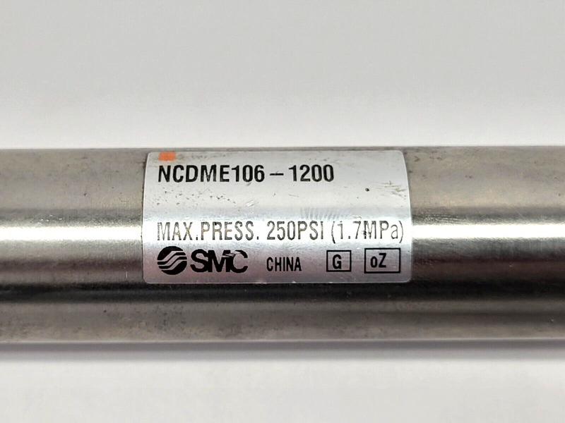 SMC NCDME106-1200 Air Cylinder w/ Balluff BMF 307K-PS-C-2-SA95-S75-00,3 Sensor - Maverick Industrial Sales