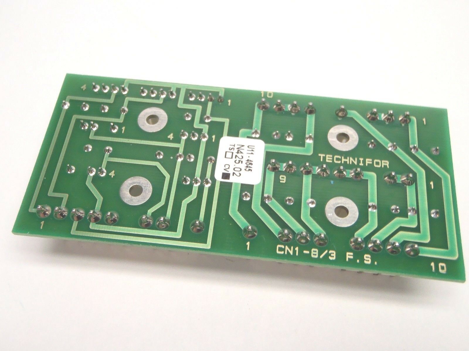 Technifor CN1-8/3 F.S. 10 Input Circuit Board U11-4645 N425.02 CV - Maverick Industrial Sales