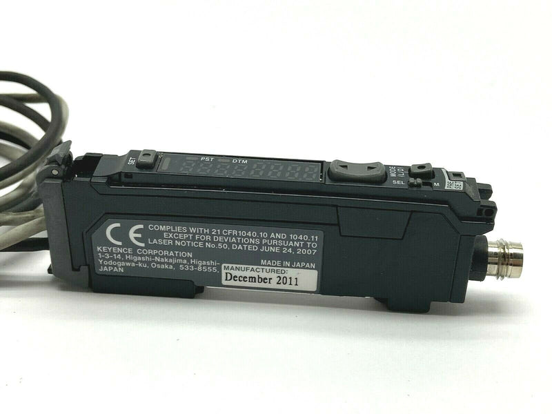 Keyence LV-N11CP Laser Sensor Amplifier, M8 Connector, Main unit, PNP - Maverick Industrial Sales