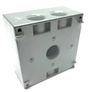 Red Dot Thomas And Betts 2IH4-2 Outlet Box 3/4" Four Hole Two Gang Silver LT14-2 - Maverick Industrial Sales