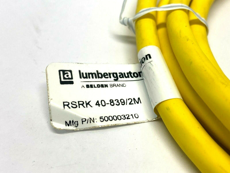 Lumberg Automation RSRK 40-839/2M Double Ended Cordset 500003210 - Maverick Industrial Sales