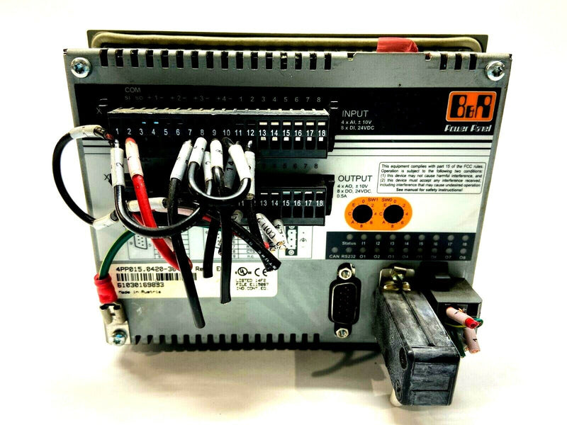 B&R PP15 4PP015.0420-36 Operator Interface Panel Rev E0 - Maverick Industrial Sales