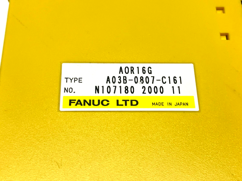 Fanuc A03B-0807-C161 Relay Output Module 16PT A0R16G - Maverick Industrial Sales