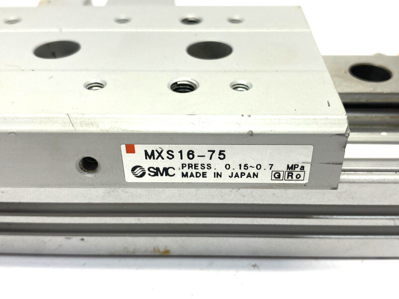 SMC MXS16-75 Guided Slide Cylinder Dual-Rod Dbl-Acting 16mm Bore 75mm Stroke - Maverick Industrial Sales