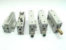 Lot of 5 Numatics Manifold Blocks with Various Fittings Double Z Board - Maverick Industrial Sales