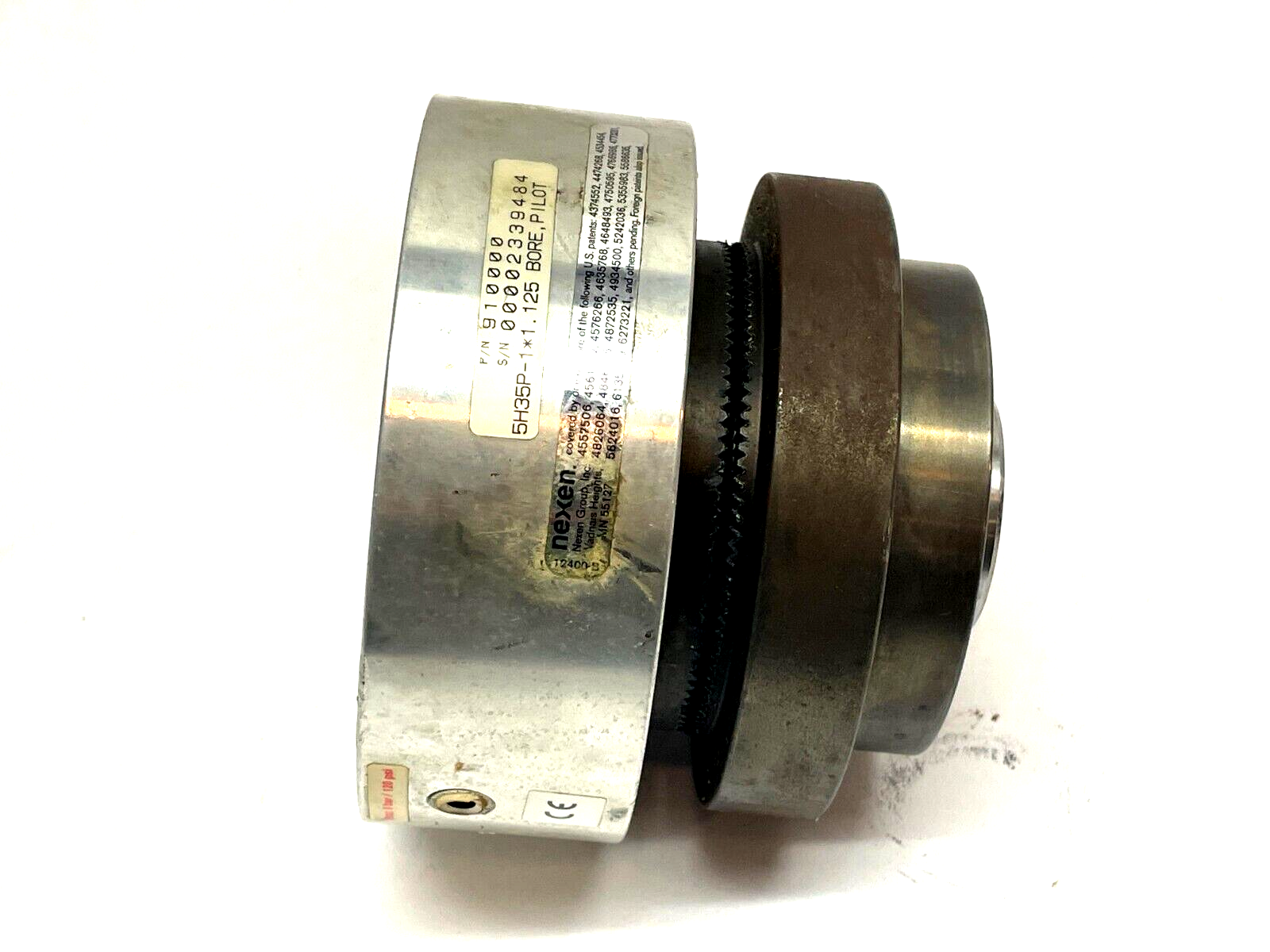 Nexen 910000 5H35P-1*1.125 Bore Piot Pneumatic Toothed Clutch - Maverick Industrial Sales