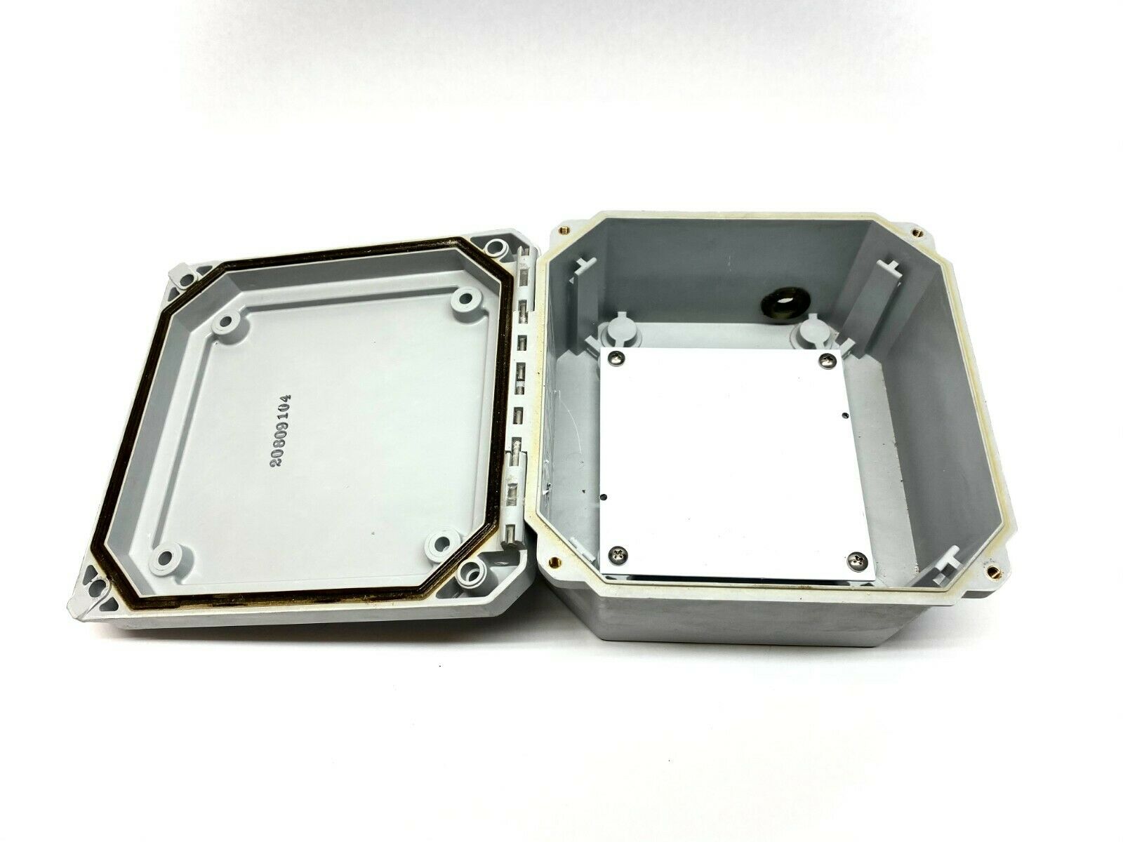 Wiegmann HW-60604CHSC Wall Mounted Enclosure 6" x 6" x 4" Fiberglass - Maverick Industrial Sales