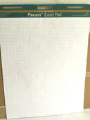 PACON 3387 Easel Pad 27" X 34" Inch White 1" Square Ruling 50 Pages Lot of 4 - Maverick Industrial Sales