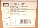 Hubbell HBLALU4811 Metal Raceway 90 Degree Flat Elbow - Maverick Industrial Sales
