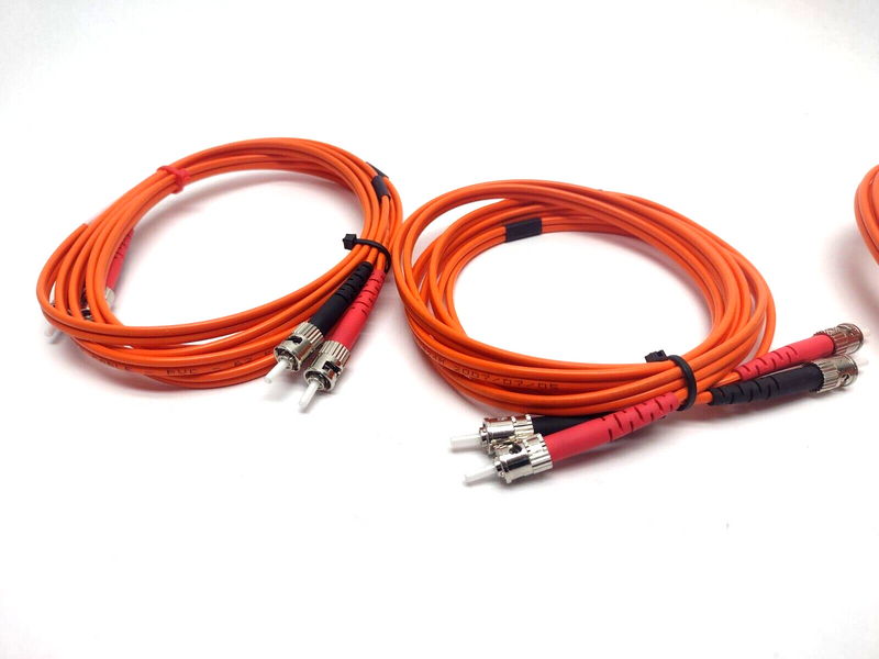 Fiber Optic Cable Shop FC-STST-MD6-2M ST-ST MM SPLX 62.5/125 2m Cable, LOT OF 4 - Maverick Industrial Sales