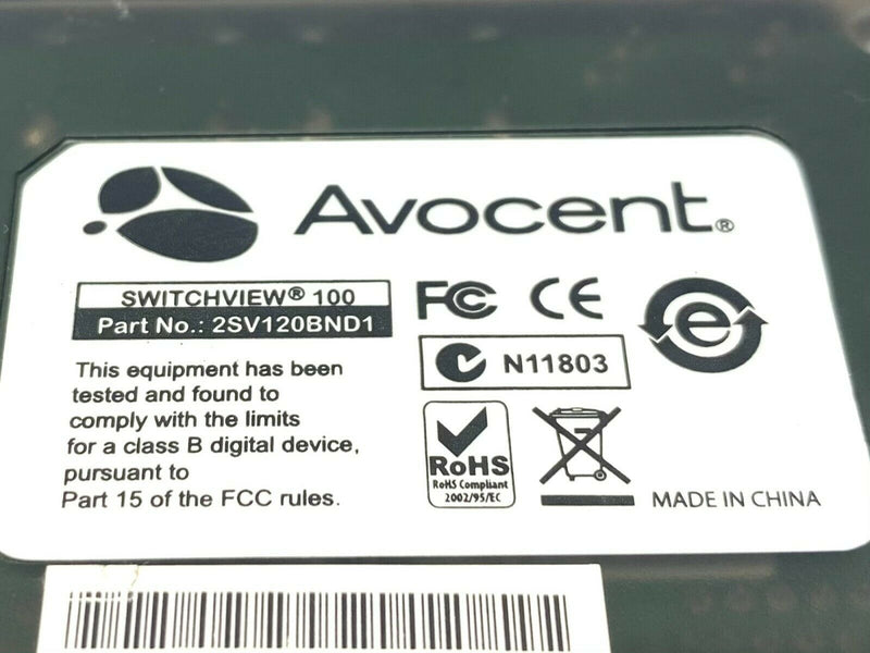Avocent 2SV120BND1 USB KVM Switch 2 Port - Maverick Industrial Sales
