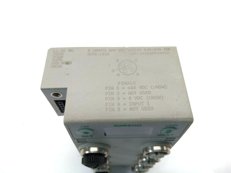 Asco Numatics G3 CANOPEN 240-210 8DI NPN I/O Module - Maverick Industrial Sales