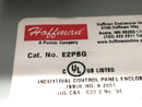 Hoffman E2PBG Type 12 Pushbutton Enclosure 2PBx22.5mm 5.75" x 3.25" x 2.75" Gray - Maverick Industrial Sales
