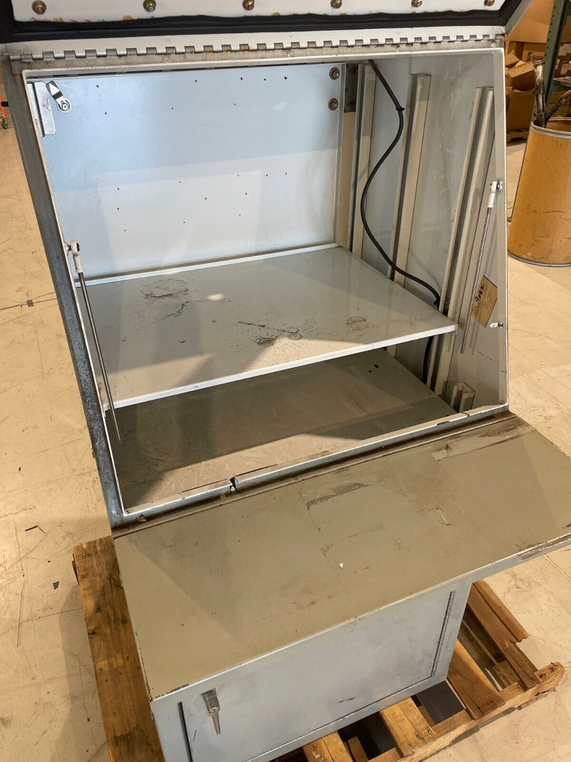 Industrial Enclosure Corp Computer Workstation Cabinet & AC Unit, 30x32x60 - Maverick Industrial Sales