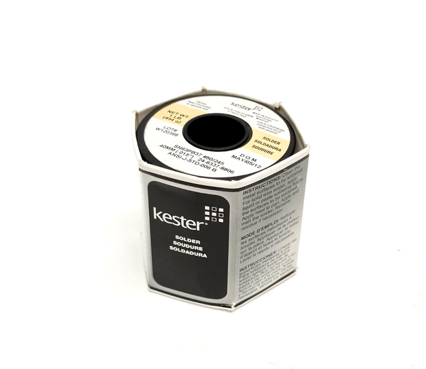 Kester 24-6337-8806 No-Clean Leaded Solder Wire SN63PB37 .015" #50/245 1LB Spool - Maverick Industrial Sales