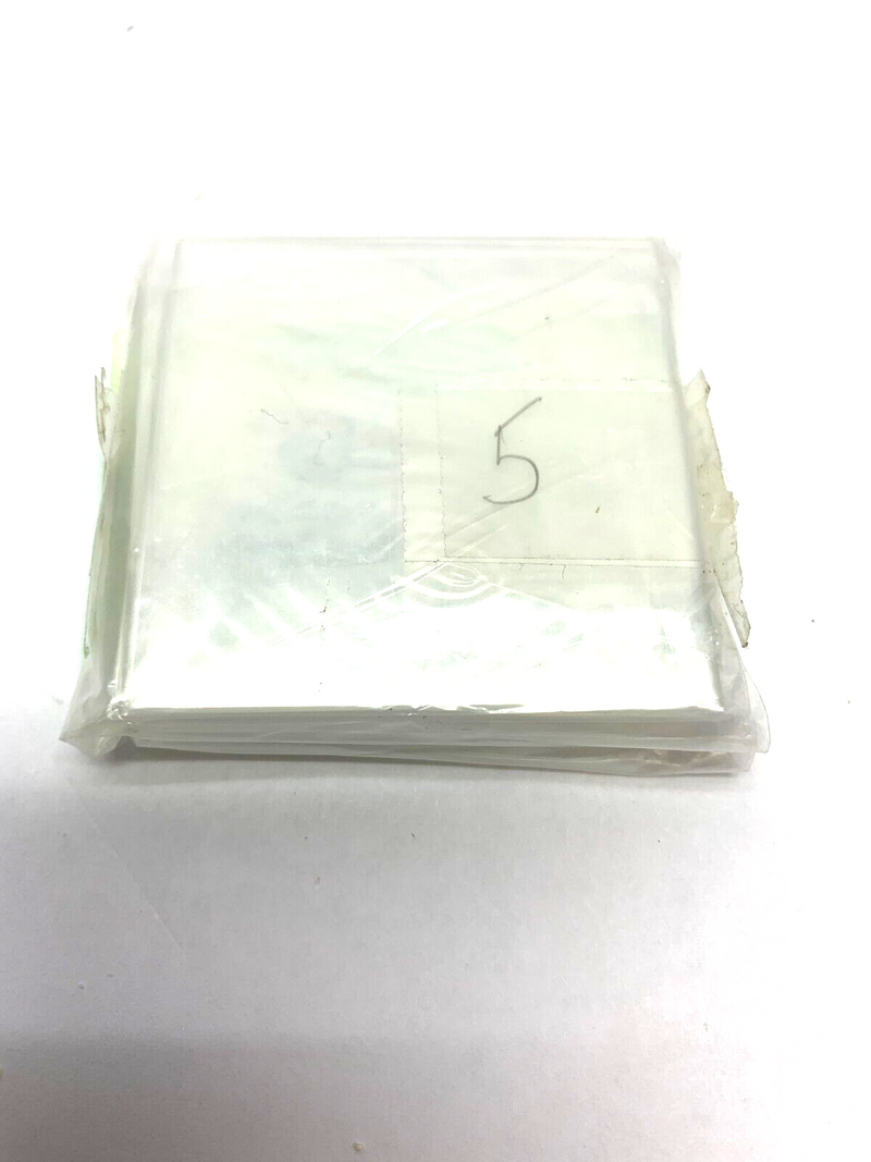 Quartz Scientific Inc 212106 Quartz Plate 2" x 2" x 1/16" LOT OF 5 - Maverick Industrial Sales