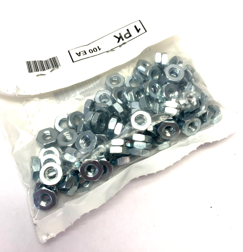 M10NHM1 10-24 Hex Nut Zinc M/S PACK OF 100 - Maverick Industrial Sales