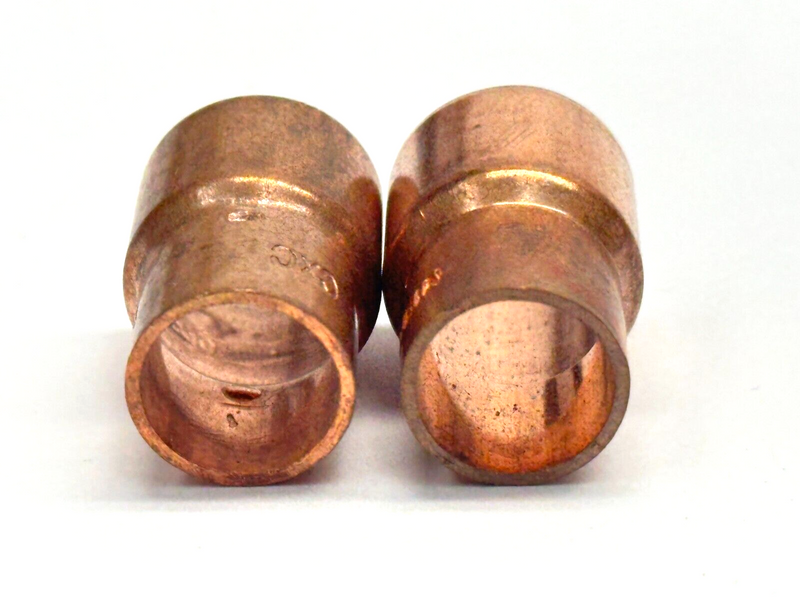 Nibco C600 1/2x3/8 Reducer C x C 1/2" x 3/8" Copper LOT OF 2 - Maverick Industrial Sales