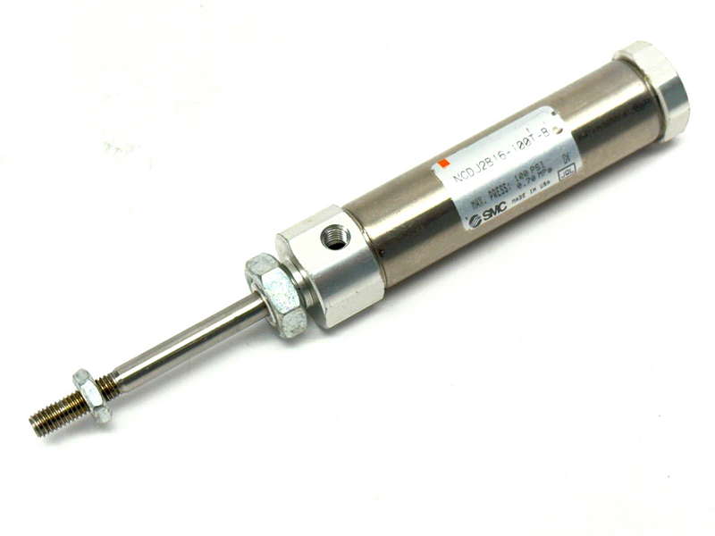 SMC NCDJ2B16-100T-B Pneumatic Cylinder 5/8" Bore 1" Stroke - Maverick Industrial Sales