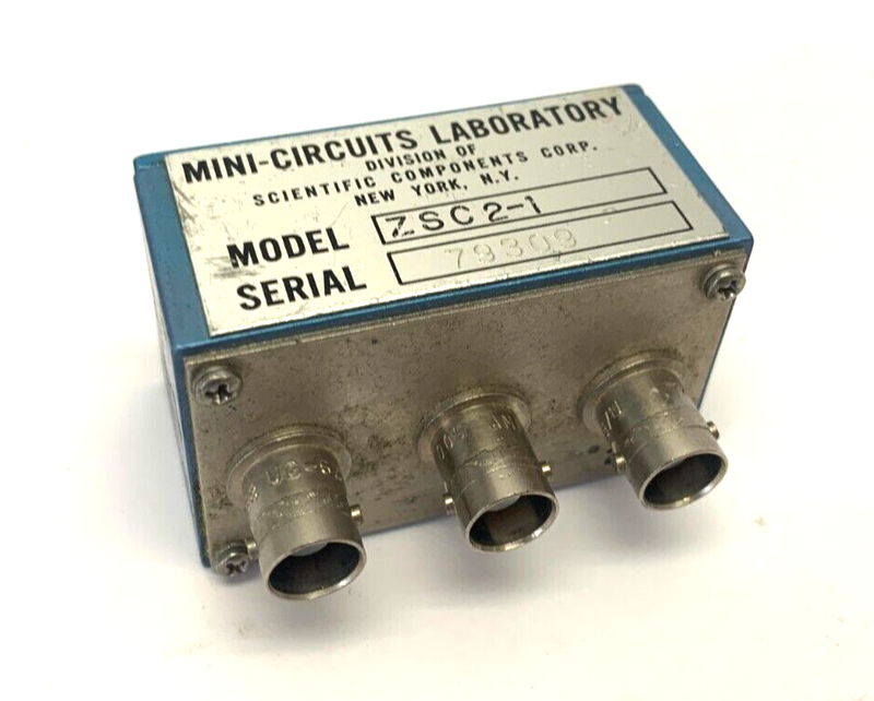 Mini-Circuits ZSC-2-1 Coaxial Power Splitter/Combiner - Maverick Industrial Sales