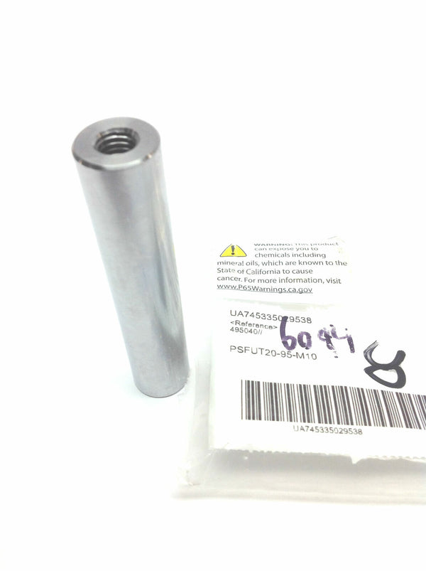 Misumi PSFUT20-95-M10 Precision Linear Shaft One Tapped End 95mm L 20mm Dia - Maverick Industrial Sales