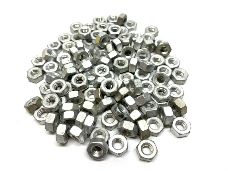 Hex Nut Aluminum Alloy 1/4"-20 LOT OF 100 - Maverick Industrial Sales