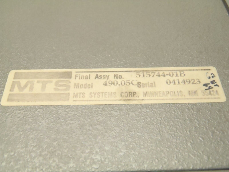 MTS 515744-01B Model 490.05C Load Control Unit - Maverick Industrial Sales