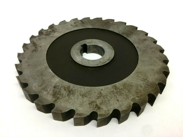 ITW 6x1/2x1 HS Side Milling Cutter Blade, Straight 28-Teeth - Maverick Industrial Sales