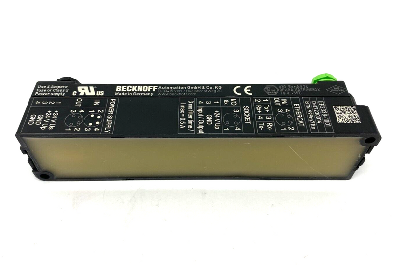 Beckhoff EP2338-1001 Digital Input Link Extension Box 8-Channel 24VDC M8 - Maverick Industrial Sales