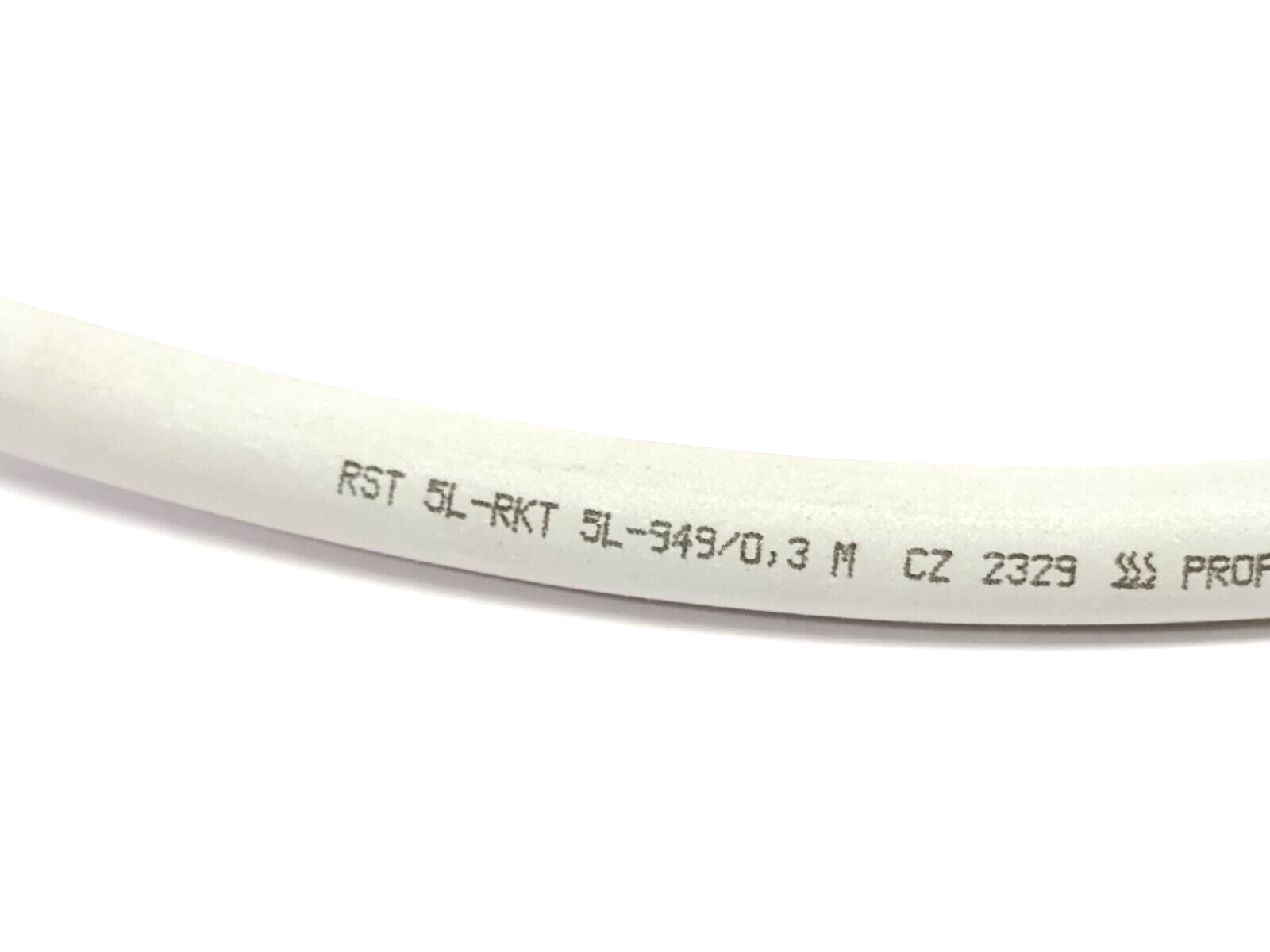 Lumberg RST 5L-RKT 5L-949/0.3M Double Ended Cordset M12 Male - Female 5-Pin 0.3m - Maverick Industrial Sales