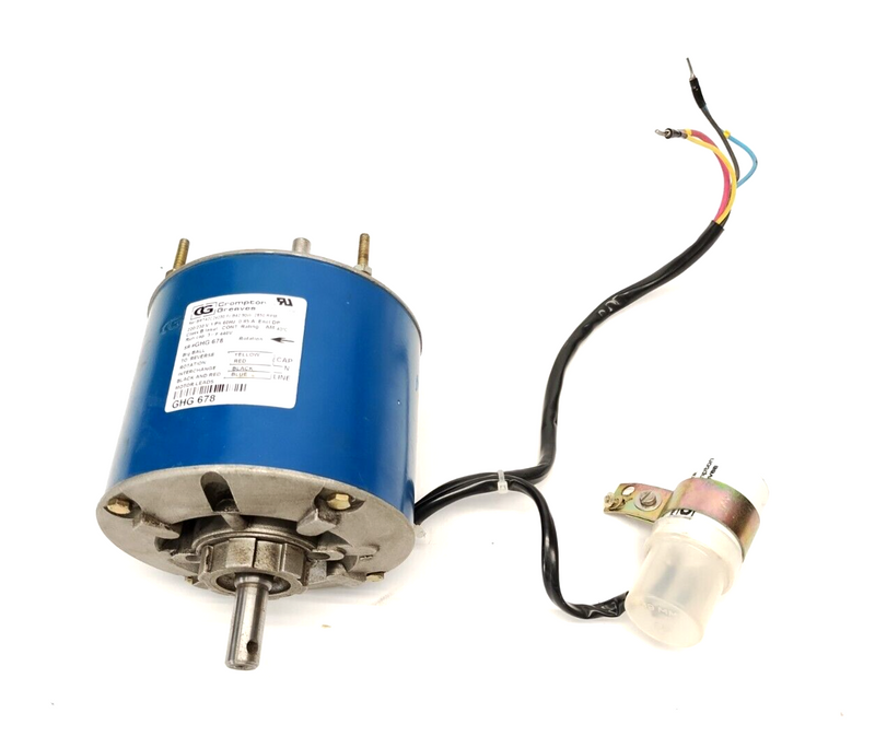 Crompton Greaves BRT42C24250 Motor 220/230V 1PH 90W 2850 RPM - Maverick Industrial Sales