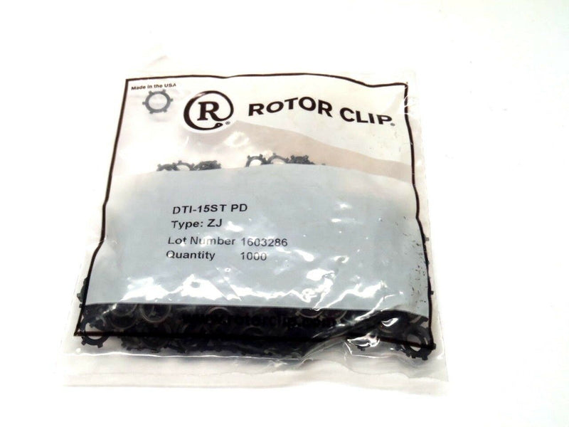 Bag of 1000 Rotor Clip DTI-15ST PD / ZJ Push-On Internal Retaining Ring M15 - Maverick Industrial Sales