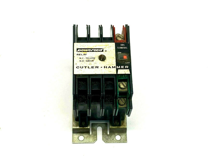 Cutler-Hammer D40RB Type R Powereed Relay D40RCA Coil Red, D40RPA N.O. Green - Maverick Industrial Sales