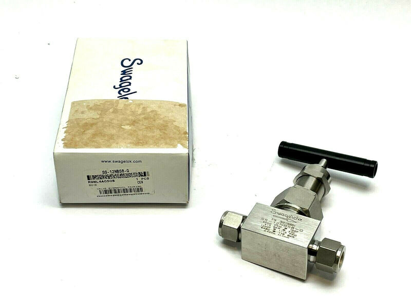 Swagelok SS-12NBS8-G Severe Service Union Bonnet Needle Valve 1/2" - Maverick Industrial Sales