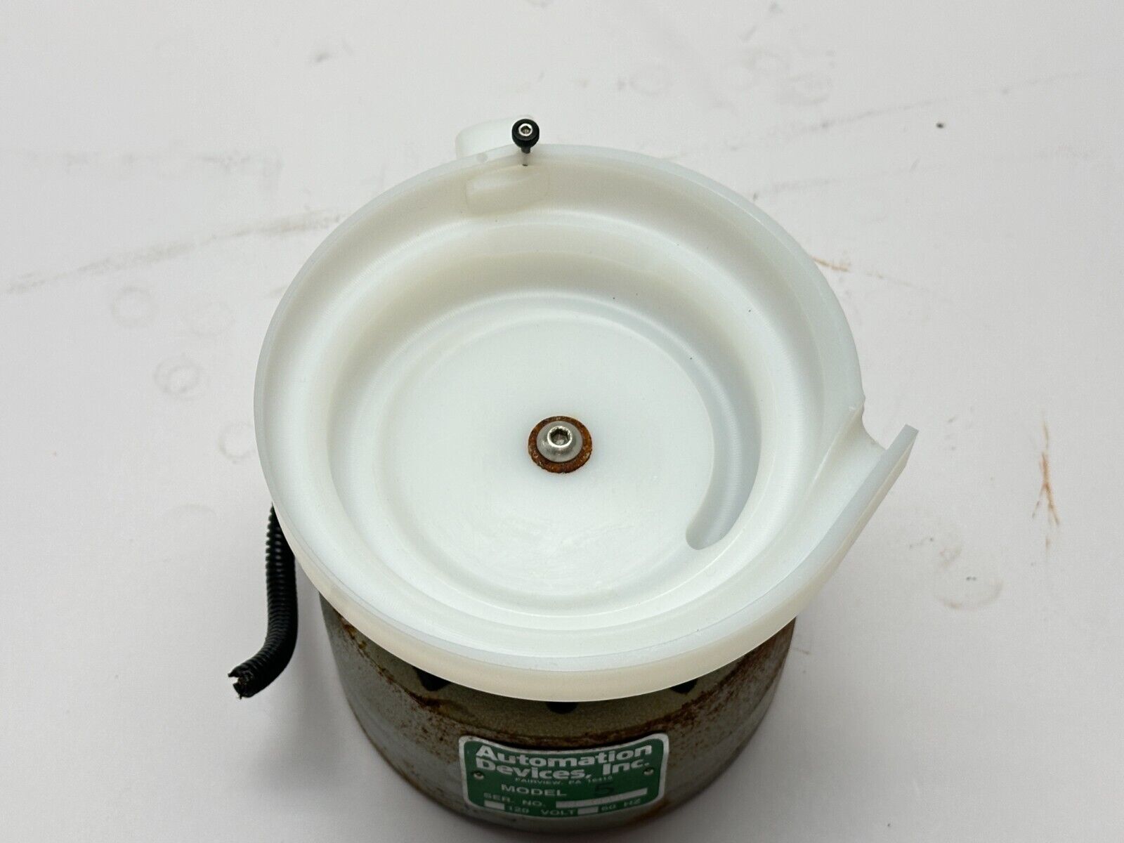 Automation Devices 05CC.1 Model 5 Vibratory Feeder Base Unit w/ 6" V Feeder Bowl - Maverick Industrial Sales
