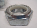 LOT OF 10 1.250"-12 ZINC PLATED NYLON LOCK NUT - Maverick Industrial Sales