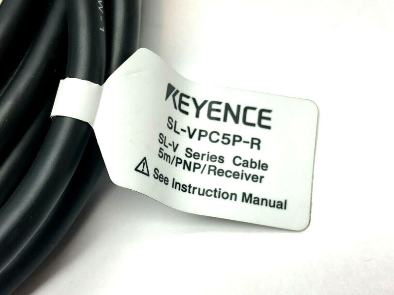 Keyence SL-VPC5P-R Main Unit Connection Cable 5m Length PNP Receiver - Maverick Industrial Sales