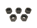 Heavy Hex Nut 1-1/4" Diameter 7 UNC, 2" Hex, Carbon Steel LOT OF 5 - Maverick Industrial Sales