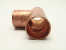 Wrot Copper Tee Fitting 1-1/8" x 1-1/8" x 1-1/8" OD 1" Inch Nominal CxCxC - Maverick Industrial Sales