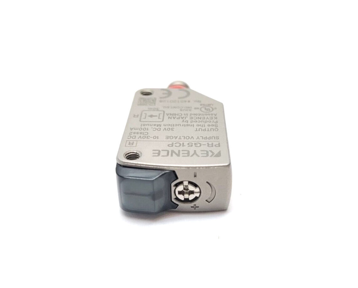 Keyence PR-G51CP Thrubeam Photoelectric Sensor M8 4-Pin Connector RECEIVER ONLY - Maverick Industrial Sales