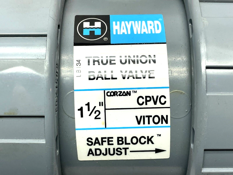 Hayward TBH1150ASTE0000 True Union Ball Valve 1-1/2" Pipe Size - Maverick Industrial Sales