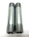 3/8" x 3" Chrome Pipe Nipple Threaded 3 Inch Length 3/8 Inch Diameter LOT OF 2 - Maverick Industrial Sales