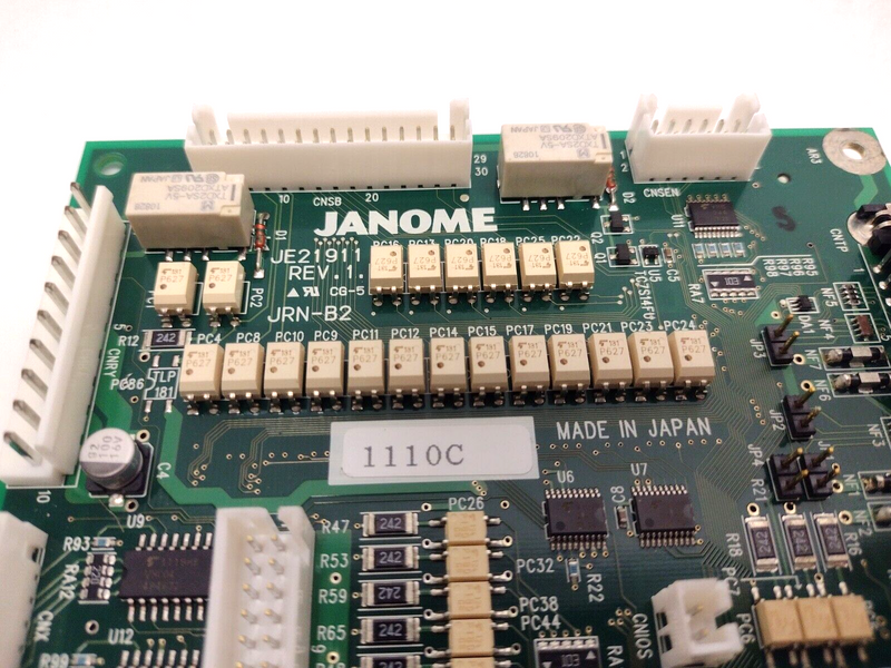 Janome JE21911 Rev 1 Circuit Board JRN-B2 - Maverick Industrial Sales