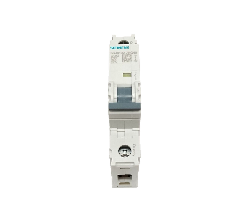 Siemens 5SJ4102-7HG40 Miniature Circuit Breaker 240V 1-Pole 2A - Maverick Industrial Sales