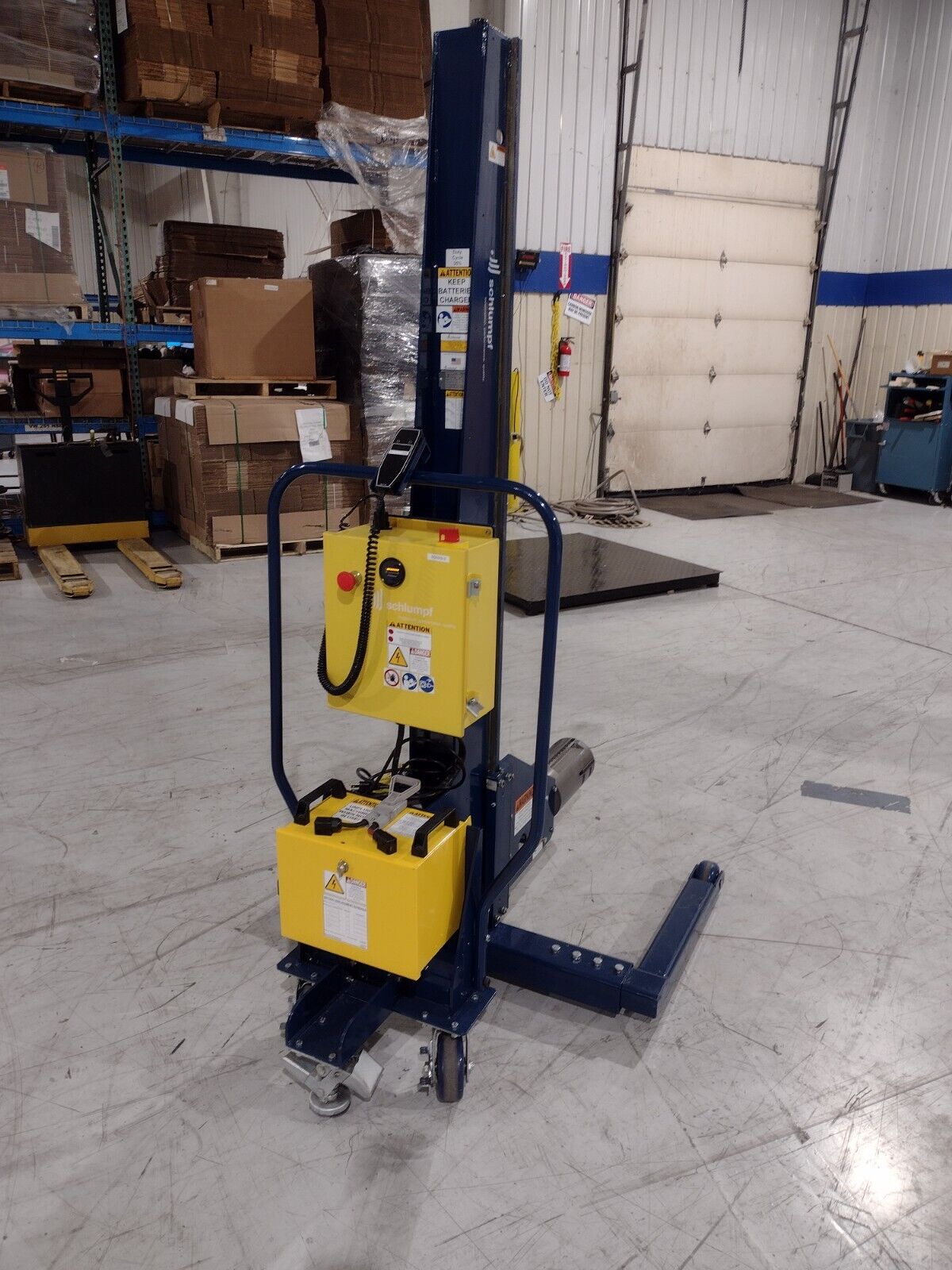 Schlumpf ERH-300-PH Portable Electric Roll Handler 300 LB Capacity *Needs Repair - Maverick Industrial Sales