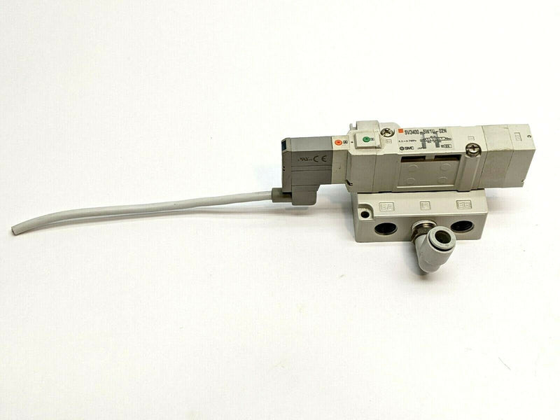 SMC SV3400-5W1U-02N Solenoid Valve w/ Sub Plate - Maverick Industrial Sales