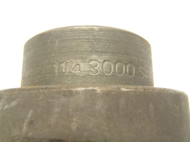 1-1/4" Inch Socket Weld Forged Carbon Steel Union Coupling 3000