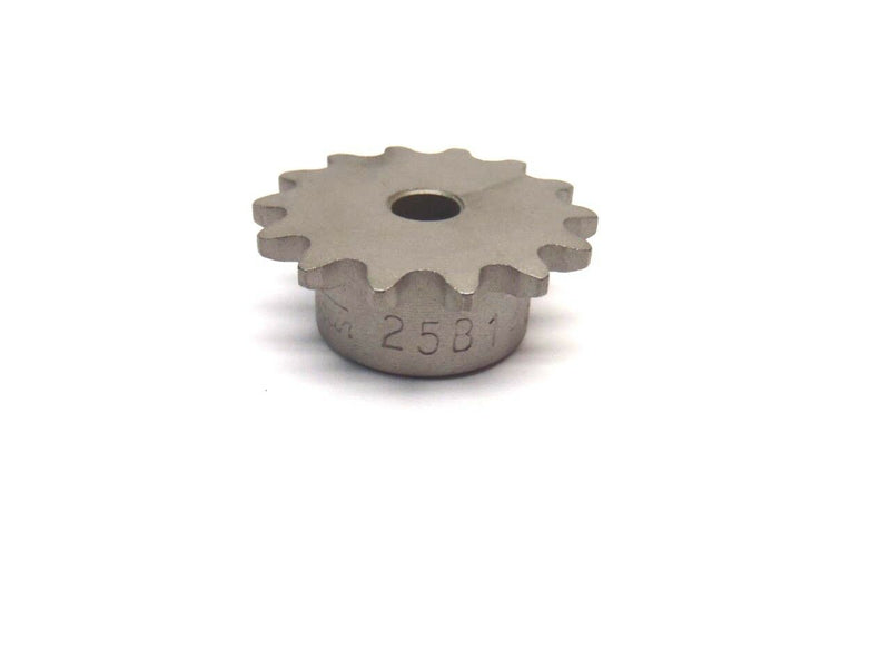 Martin 25B14SS Stainless Steel Stock Bore Sprocket 25 / 1/4" / 14 Teeth - Maverick Industrial Sales